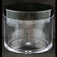 Clear Thick-Walled Styrene Jar 4oz