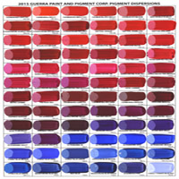 Handmade Pigment Dispersion Color Chart (3 pages) - Click Image to Close